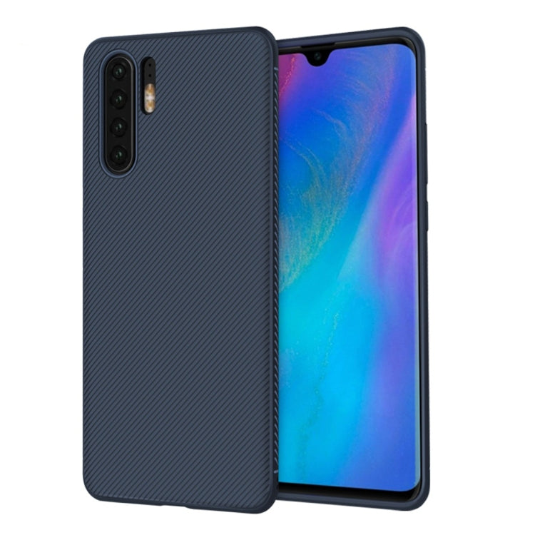 lenuo Leshen Series Stripe Texture TPU Case for Huawei P30 Pro (Blue)