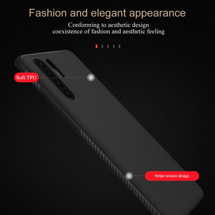 lenuo Leshen Series Stripe Texture TPU Case for Huawei P30 Pro (Blue)