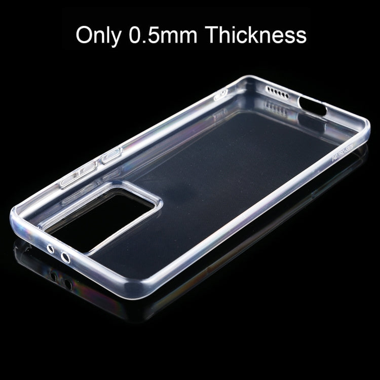 For Huawei P40 Pro+ 0.5mm Ultrathin TPU Soft Protective Case (Transparent)