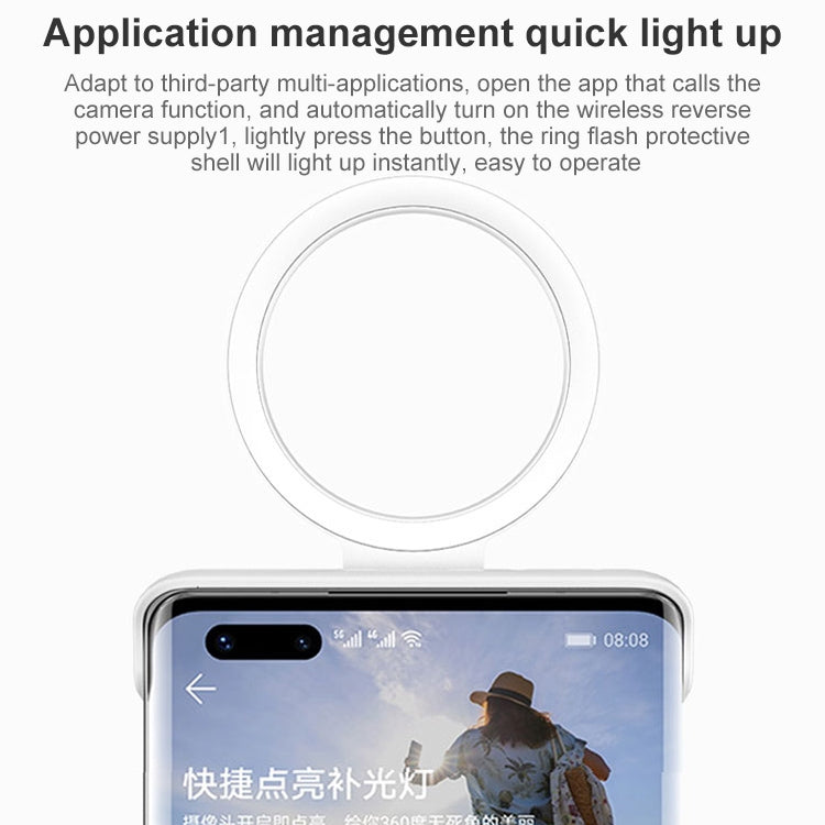 For Huawei Mate 30 Pro Selfie Fill Light Protective Case(White)