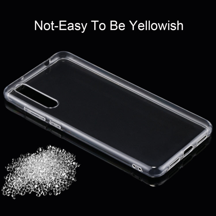 50 PCS for Huawei P20 Pro 0.75mm Ultra-thin Transparent TPU Protective Back Cover Case