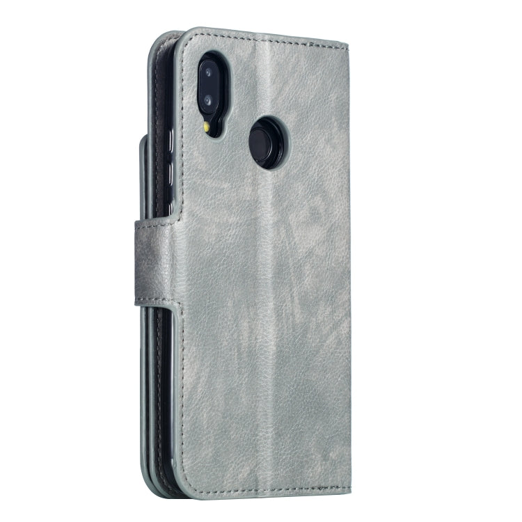 Multifunctional Litchi Texture Horizontal Flip Leather Case for Huawei P20 Lite, with