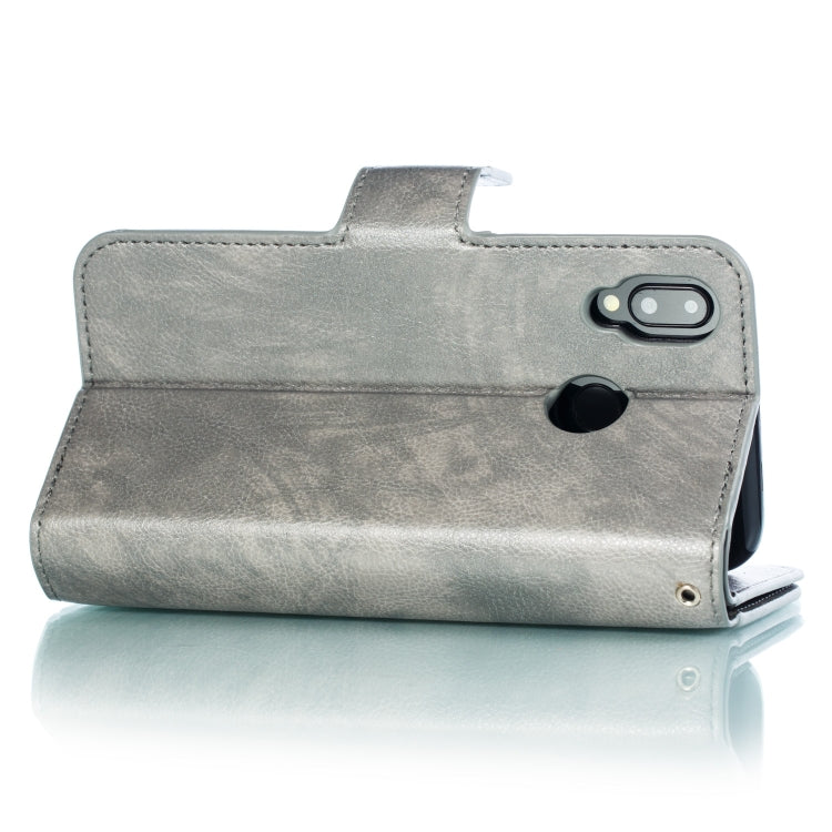 Multifunctional Litchi Texture Horizontal Flip Leather Case for Huawei P20 Lite, with