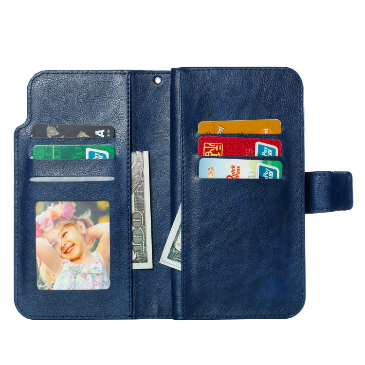 Multifunctional Litchi Texture Horizontal Flip Leather Case for Huawei P20 Lite, with