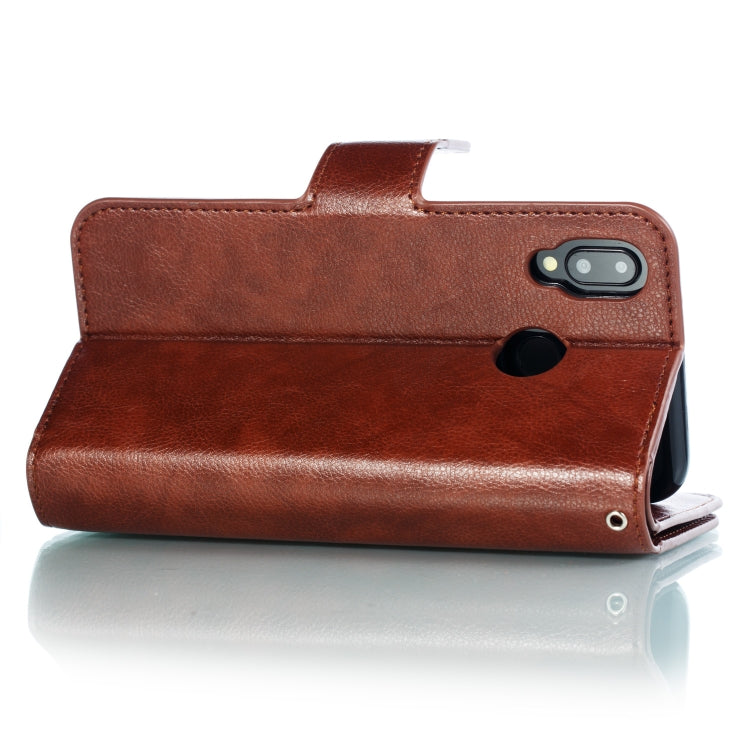 Multifunctional Litchi Texture Horizontal Flip Leather Case for Huawei P20 Lite, with