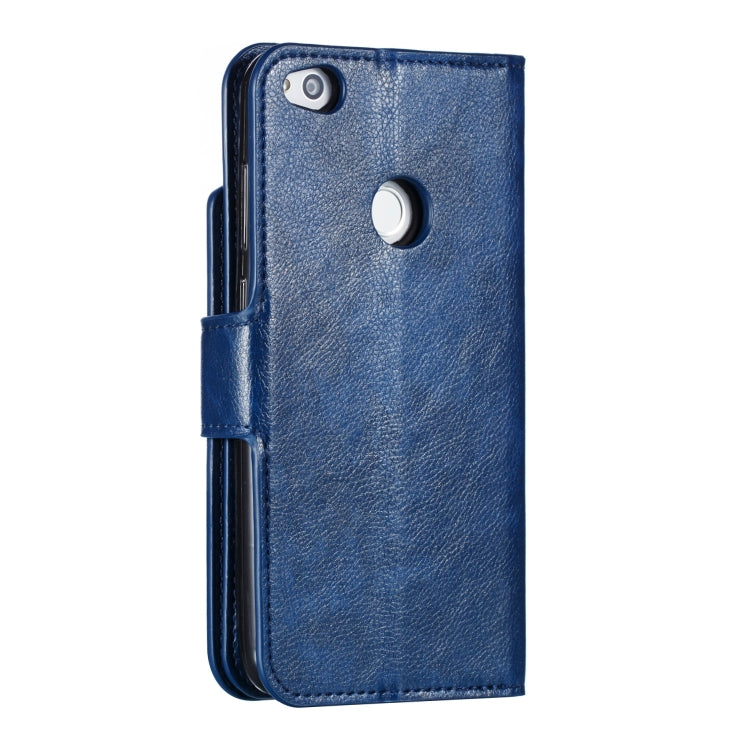 Multifunctional Litchi Texture Horizontal Flip Leather Case for Huawei P8 Lite (2017), with Nine Card Slot & Holder & Wallet
