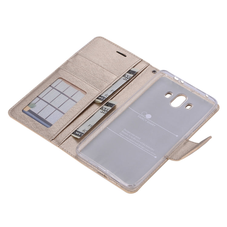 For Huawei Mate 10 Silk Texture Horizontal Flip Leather Case with Holder & Card Slots & Wallet & Photo Frame