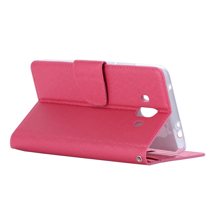 For Huawei Mate 10 Silk Texture Horizontal Flip Leather Case with Holder & Card Slots & Wallet & Photo Frame