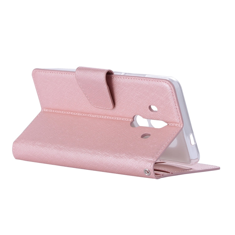 For Huawei Mate 10 Pro Silk Texture Horizontal Flip Leather Case with Holder & Card Slots & Wallet & Photo Frame