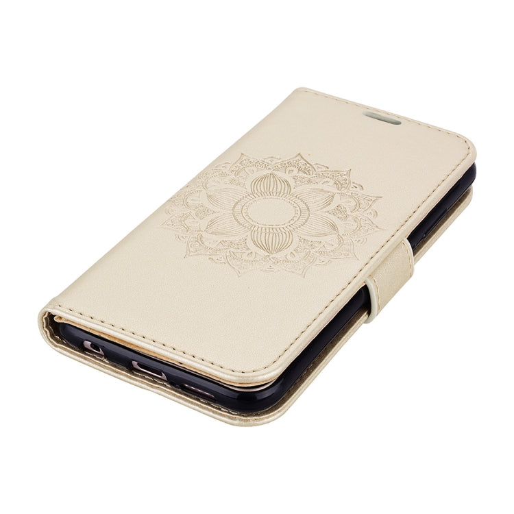 Mandragora Pattern Crystal Encrusted Horizontal Flip Leather Case for Huawei P20 Lite / Nova 3e, with Card Slot & Holder & Wallet & Lanyard