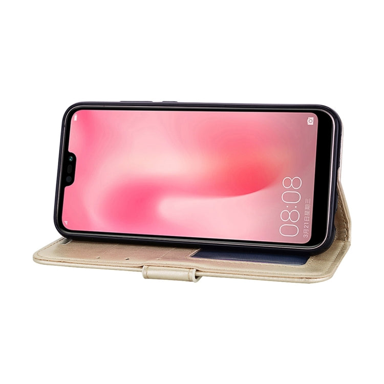 Mandragora Pattern Crystal Encrusted Horizontal Flip Leather Case for Huawei P20 Lite / Nova 3e, with Card Slot & Holder & Wallet & Lanyard