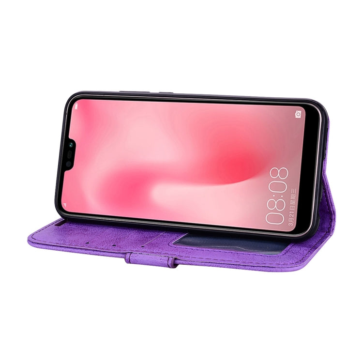 Mandragora Pattern Crystal Encrusted Horizontal Flip Leather Case for Huawei P20 Lite / Nova 3e, with Card Slot & Holder & Wallet & Lanyard