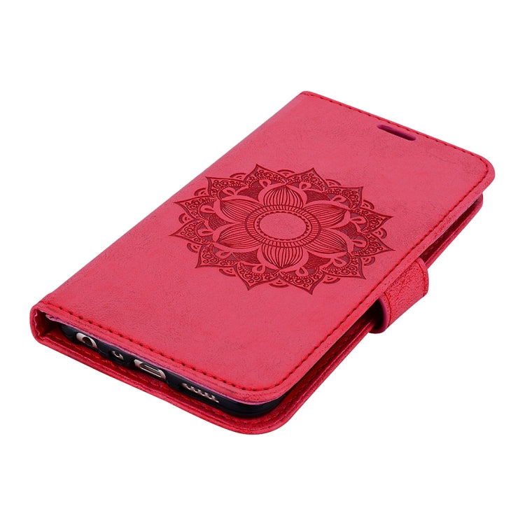 Mandragora Pattern Crystal Encrusted Horizontal Flip Leather Case for Huawei P smart (Enjoy 7S), with Card Slot & Holder & Wallet & Lanyard