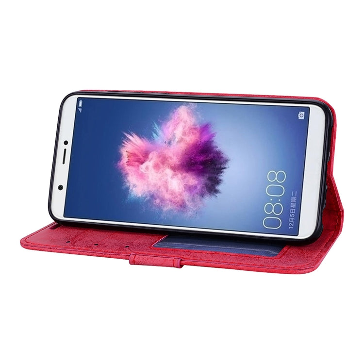 Mandragora Pattern Crystal Encrusted Horizontal Flip Leather Case for Huawei P smart (Enjoy 7S), with Card Slot & Holder & Wallet & Lanyard