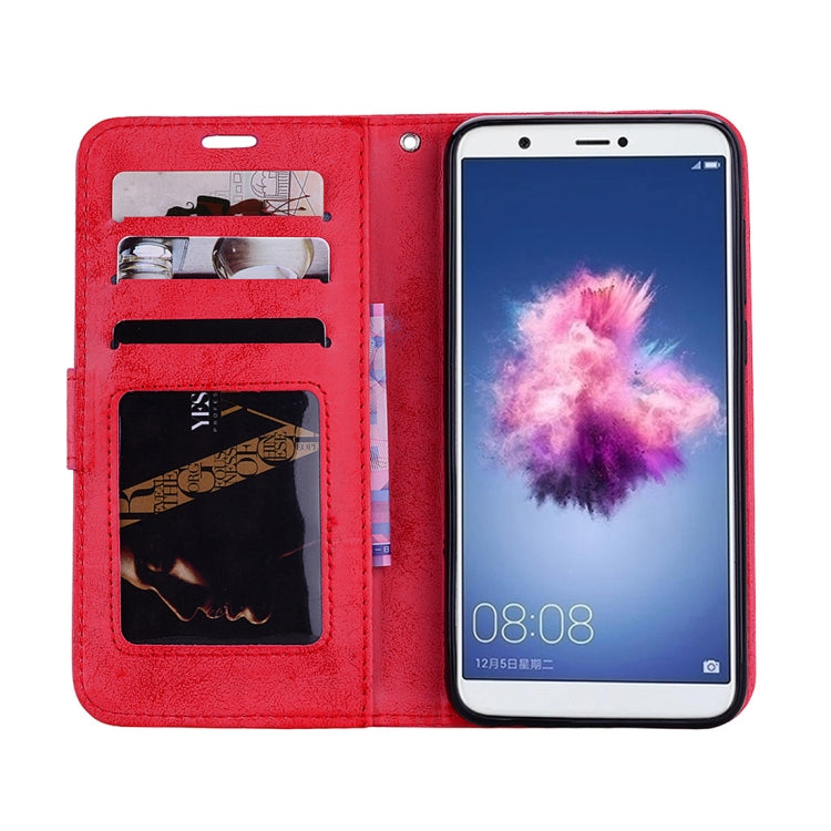 Mandragora Pattern Crystal Encrusted Horizontal Flip Leather Case for Huawei P smart (Enjoy 7S), with Card Slot & Holder & Wallet & Lanyard