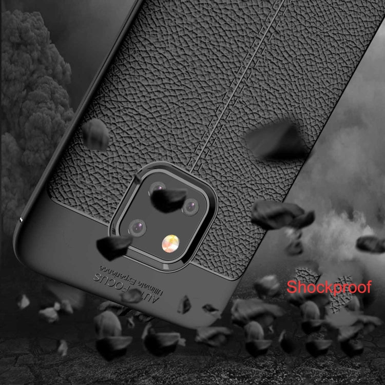 Litchi Texture TPU Shockproof Case for Huawei Mate 20 Pro