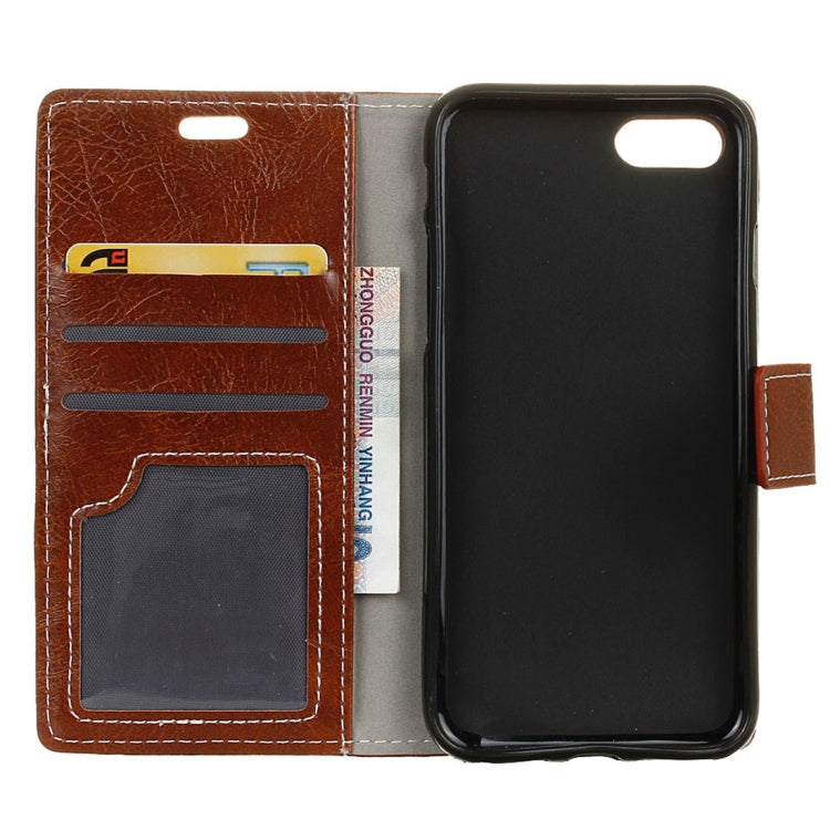 For Huawei Honor View 10 Retro Crazy Horse Texture Horizontal Flip Leather Case with Holder & Card Slots & Wallet & Photo Frame