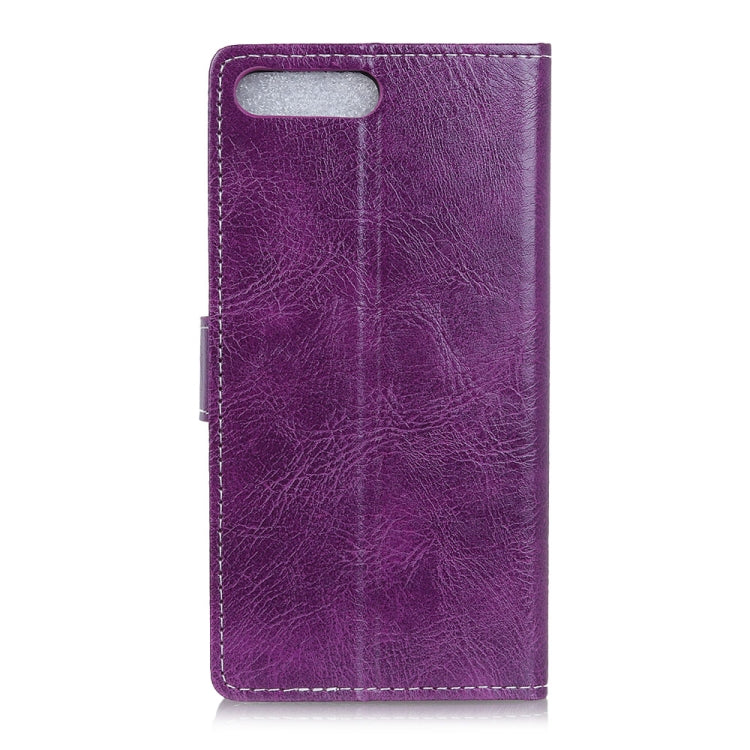 For Huawei Y6 2018 Retro Crazy Horse Texture Horizontal Flip Leather Case with Holder & Card Slots & Wallet & Photo