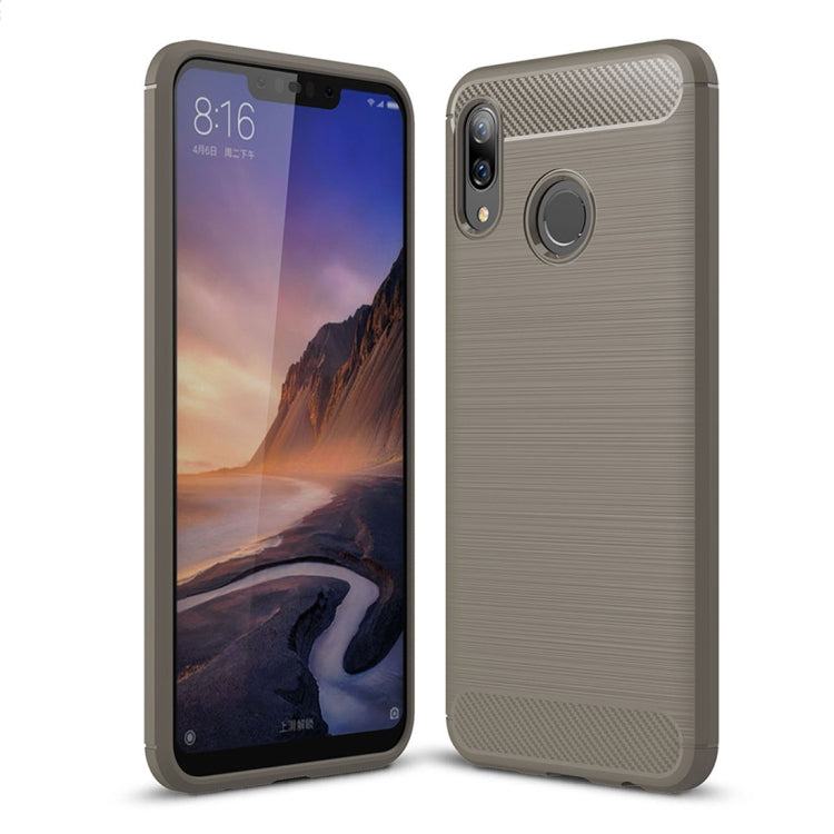 Brushed Texture Carbon Fiber Shockproof TPU Case for Huawei Nova 3