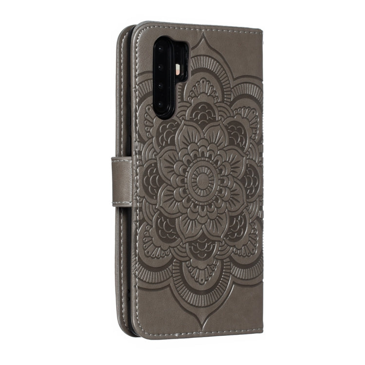 Mandala Embossing Pattern Horizontal Flip Leather Case for Huawei P30 Pro, with Holder & Card Slots & Wallet & Photo Frame