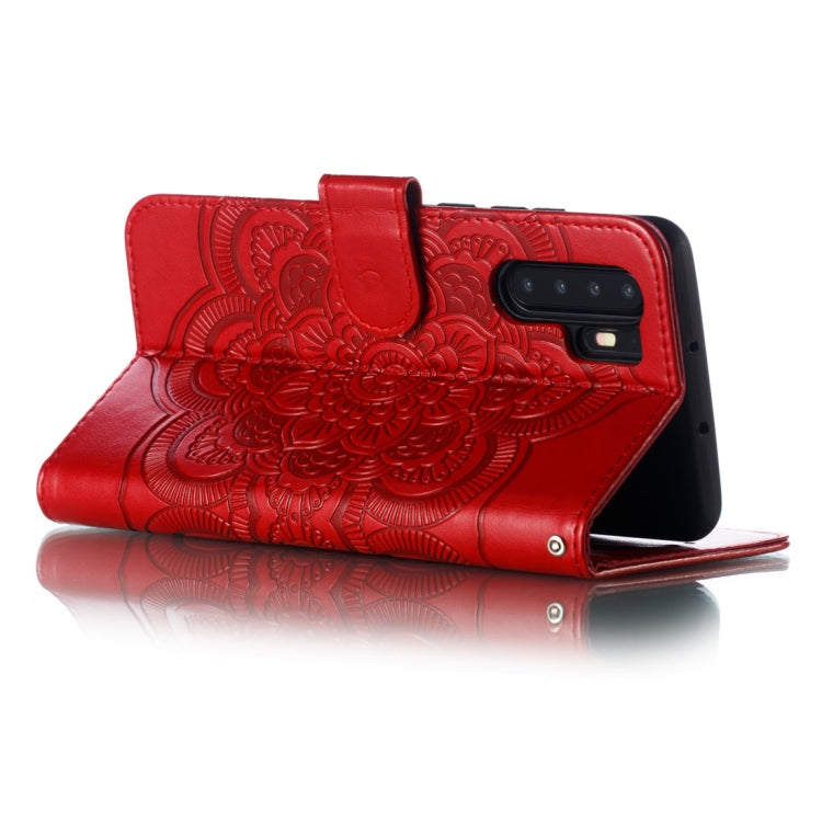 Mandala Embossing Pattern Horizontal Flip Leather Case for Huawei P30 Pro, with Holder & Card Slots & Wallet & Photo Frame