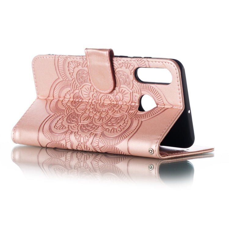 Mandala Embossing Pattern Horizontal Flip Leather Case for Huawei P30 Lite, with Holder & Card Slots & Wallet & Photo Frame