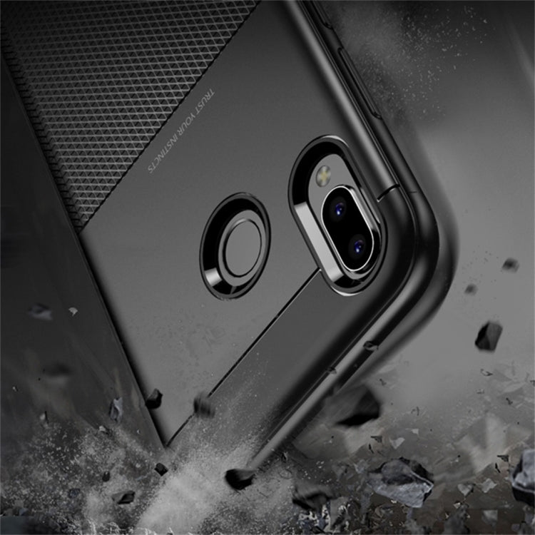 UNBREANK PC + TPU Invisible Airbag Shockproof Protective Case for Huawei P20 Lite / Nova 3e(Black)