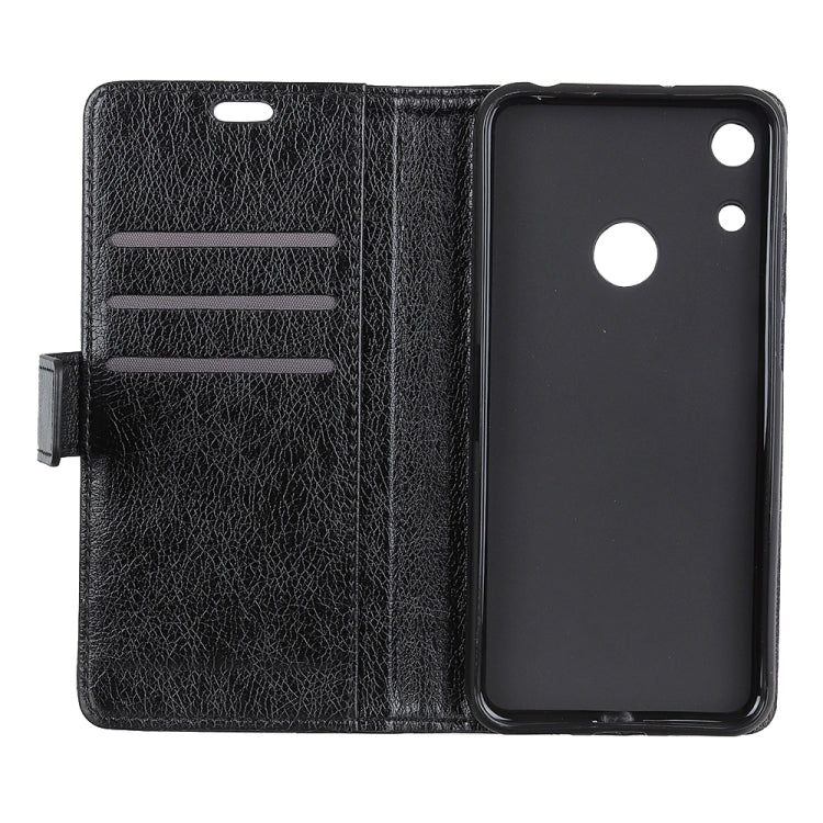 Copper Buckle Nappa Texture Horizontal Flip Leather Case for Huawei Honor 8A, with Holder & Card Slots & Wallet