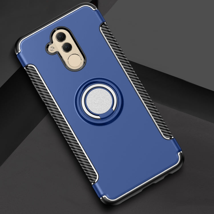 Magnetic 360 Degree Rotation Ring Holder Armor Protective Case for Huawei Mate 20 Lite