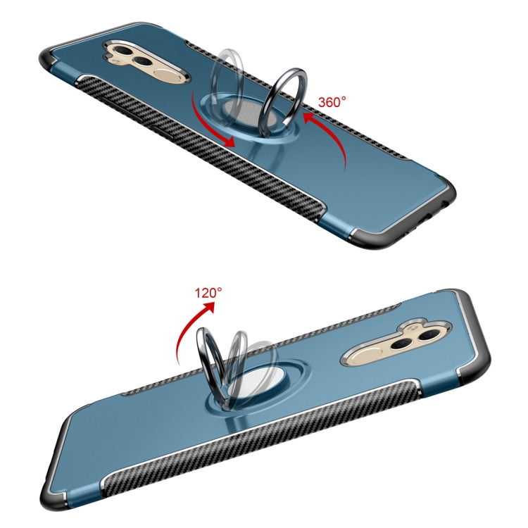 Magnetic 360 Degree Rotation Ring Holder Armor Protective Case for Huawei Mate 20 Lite
