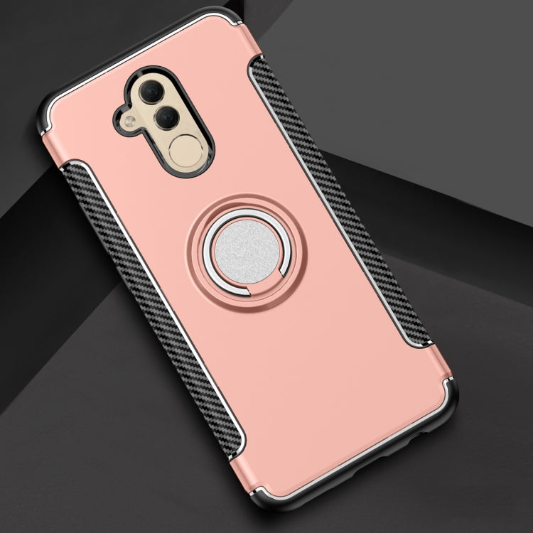 Magnetic 360 Degree Rotation Ring Holder Armor Protective Case for Huawei Mate 20 Lite