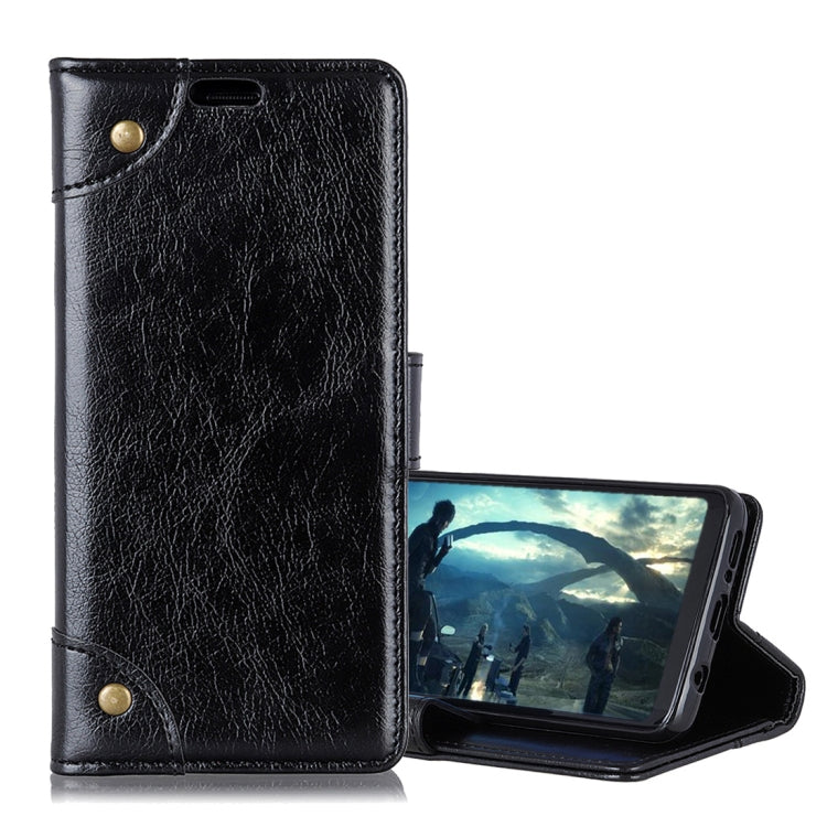 Copper Buckle Nappa Texture Horizontal Flip Leather Case for Huawei Mate 20 Lite, with Holder & Card Slots & Wallet