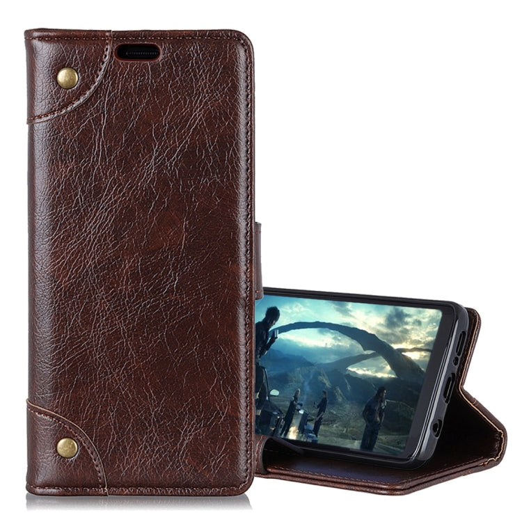 Copper Buckle Nappa Texture Horizontal Flip Leather Case for Huawei Mate 20 Lite, with Holder & Card Slots & Wallet