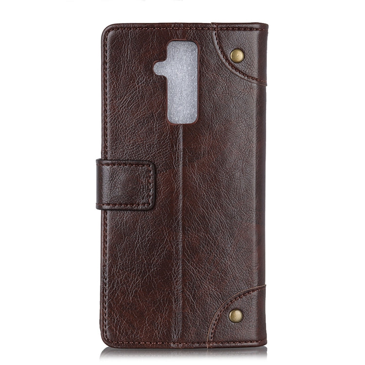 Copper Buckle Nappa Texture Horizontal Flip Leather Case for Huawei Mate 20 Lite, with Holder & Card Slots & Wallet