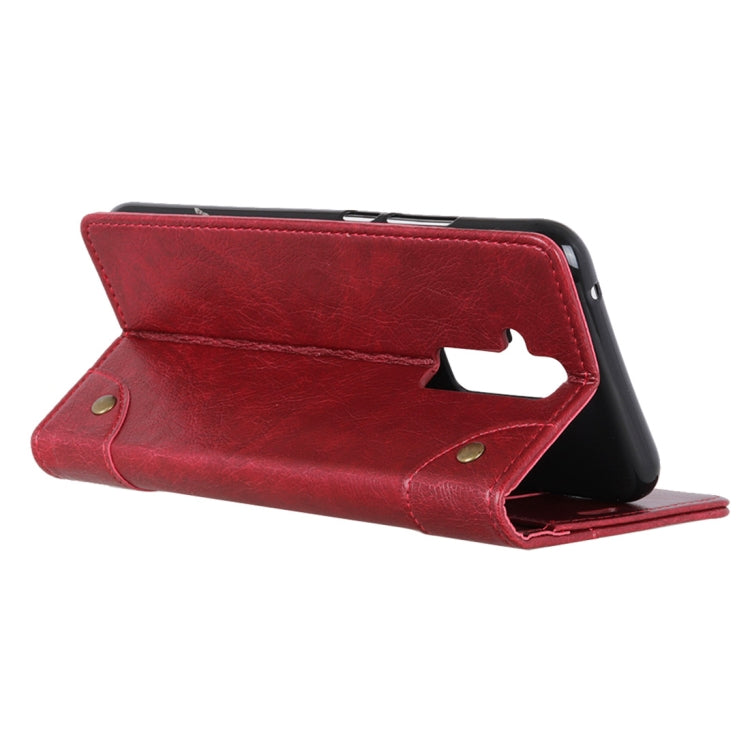 Copper Buckle Nappa Texture Horizontal Flip Leather Case for Huawei Mate 20 Lite, with Holder & Card Slots & Wallet