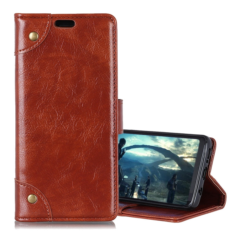 Copper Buckle Nappa Texture Horizontal Flip Leather Case for Huawei Mate 20 Lite, with Holder & Card Slots & Wallet