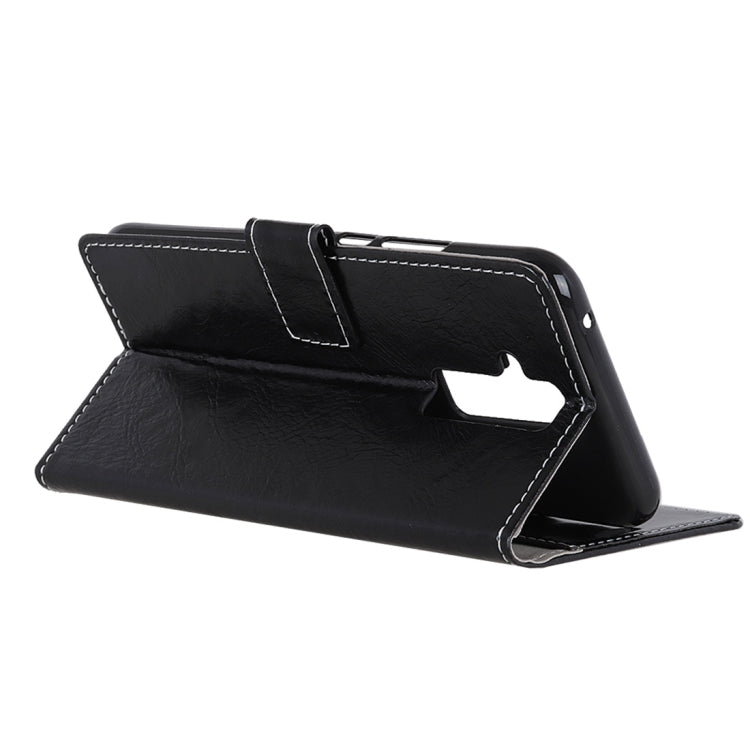 Retro Crazy Horse Texture Horizontal Flip Leather Case for Huawei Mate 20 Lite, with Holder & Card Slots & Photo Frame