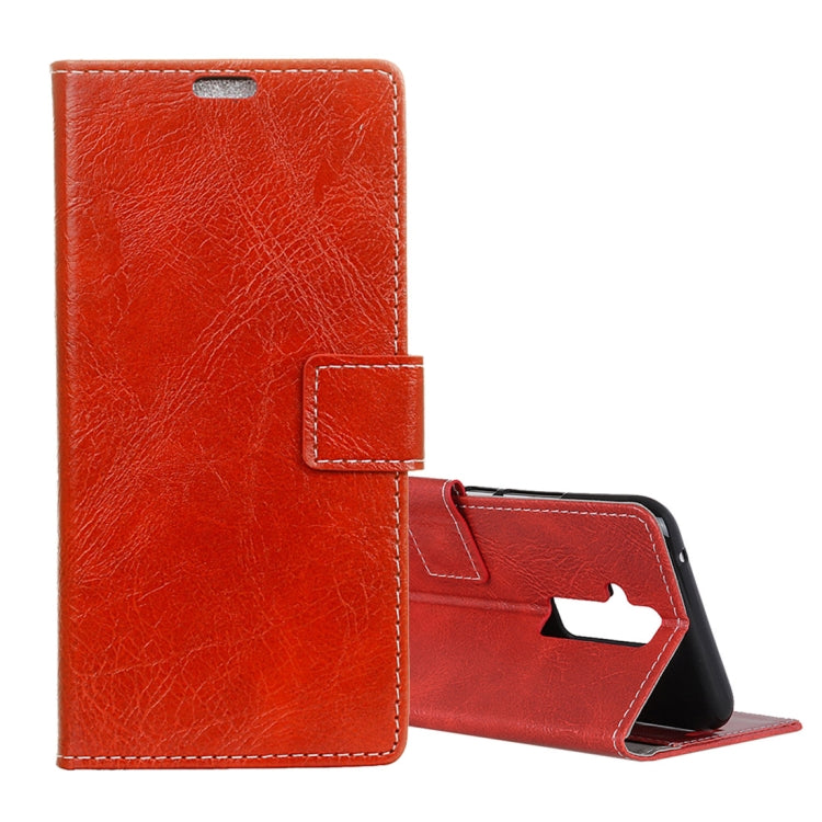 Retro Crazy Horse Texture Horizontal Flip Leather Case for Huawei Mate 20 Lite, with Holder & Card Slots & Photo Frame