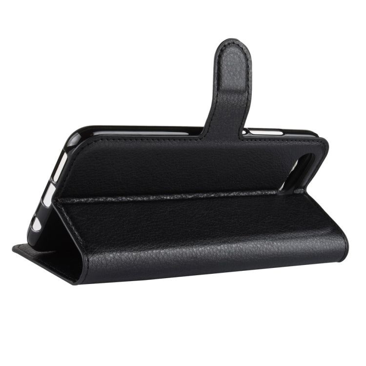 For Huawei Honor 10 Litchi Texture Horizontal Flip PU Leather Case with Holder & Card Slots & Wallet