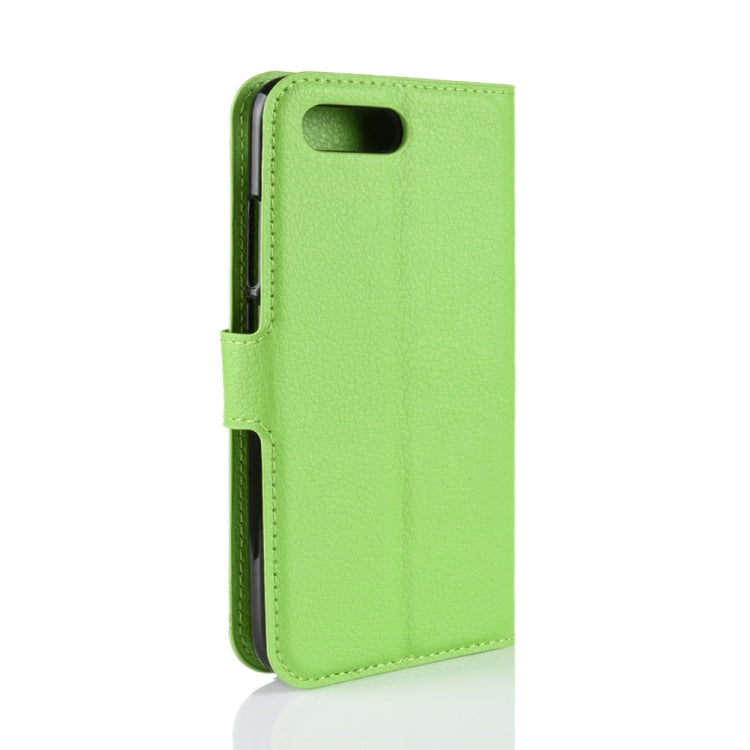 For Huawei Honor 10 Litchi Texture Horizontal Flip PU Leather Case with Holder & Card Slots & Wallet