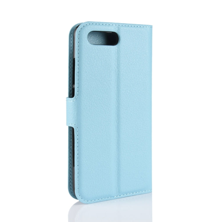 For Huawei Honor 10 Litchi Texture Horizontal Flip PU Leather Case with Holder & Card Slots & Wallet