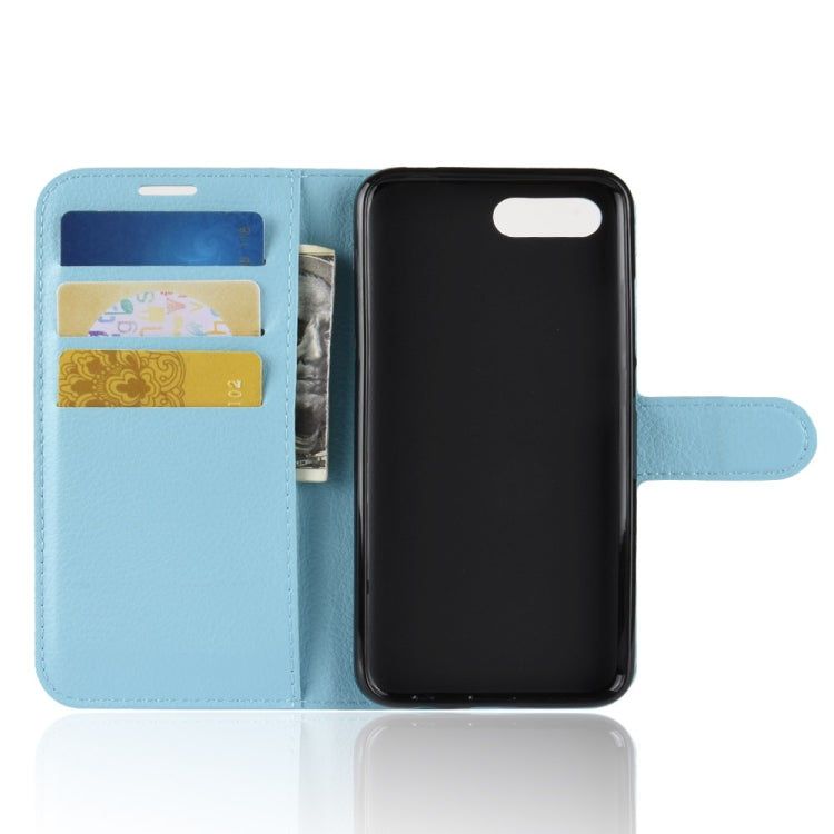 For Huawei Honor 10 Litchi Texture Horizontal Flip PU Leather Case with Holder & Card Slots & Wallet