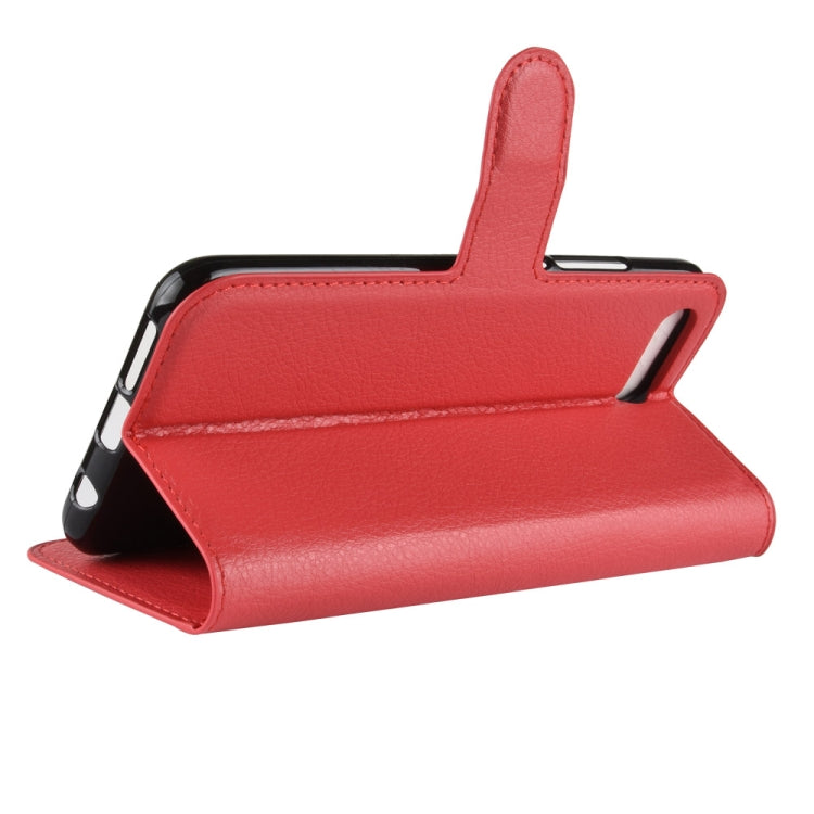 For Huawei Honor 10 Litchi Texture Horizontal Flip PU Leather Case with Holder & Card Slots & Wallet