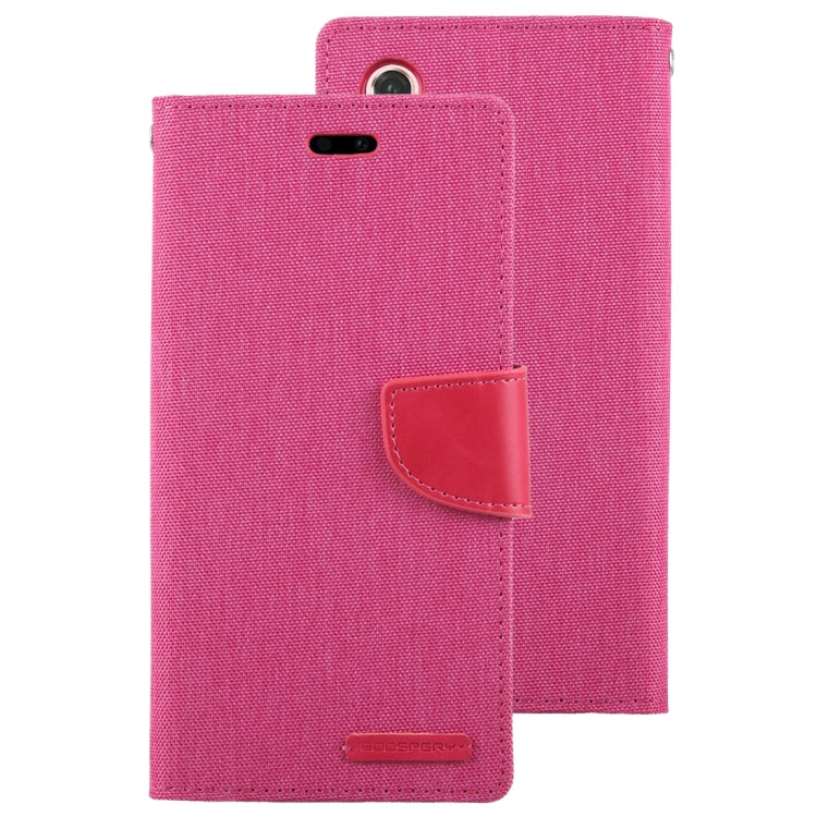 GOOSPERY CANVAS DIARY Canvas Texture Horizontal Flip PU Leather Case for Huawei P20 Pro, with Holder & Card Slots & Wallet