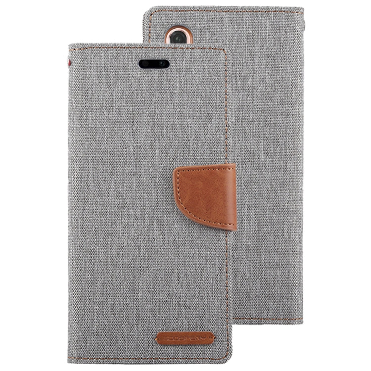 GOOSPERY CANVAS DIARY Canvas Texture Horizontal Flip PU Leather Case for Huawei P20 Pro, with Holder & Card Slots & Wallet