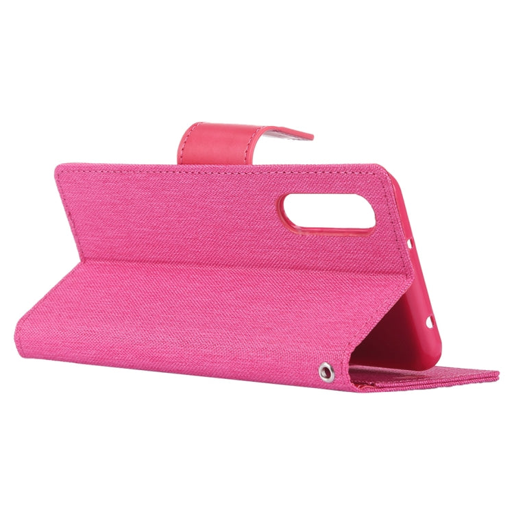 GOOSPERY CANVAS DIARY Canvas Texture Horizontal Flip PU Leather Case for Huawei P20, with Holder & Card Slots & Wallet