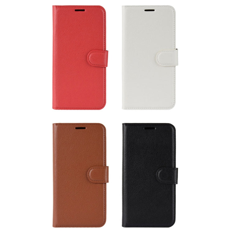 Litchi Texture Horizontal Flip Leather Case for Huawei Honor Note 10, with Wallet & Holder & Card Slots