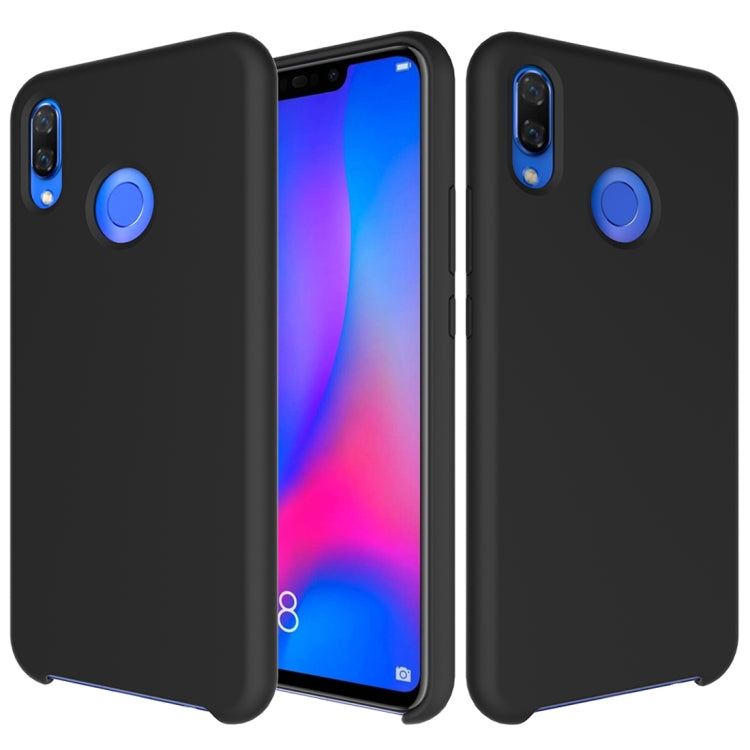 Solid Color Liquid Silicone Dropproof Protective Case for Huawei Nova 3