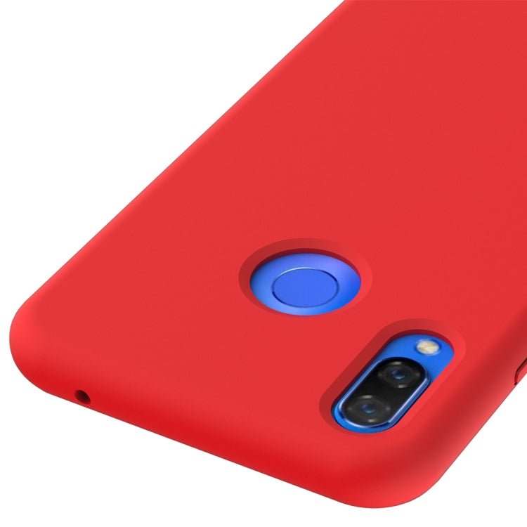 Solid Color Liquid Silicone Dropproof Protective Case for Huawei Nova 3