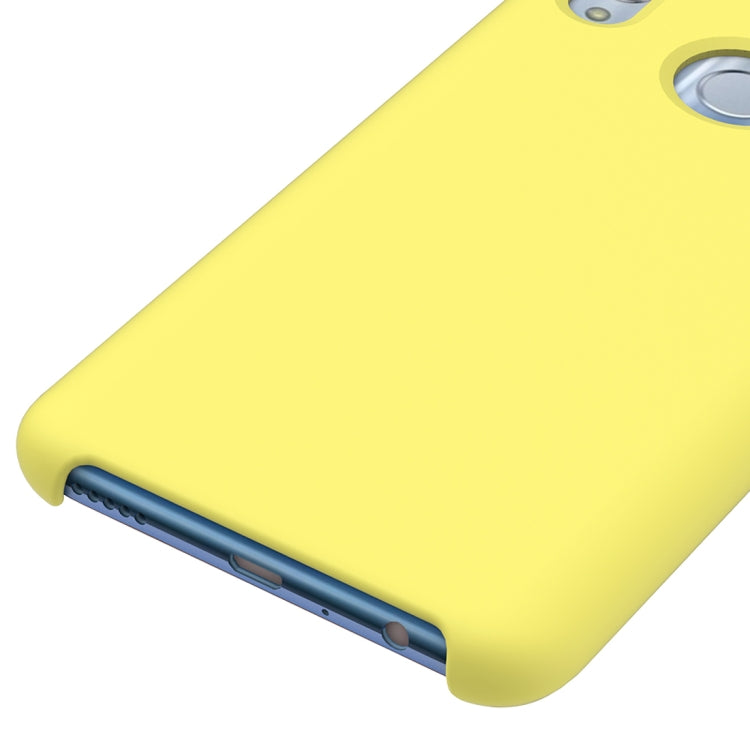 Solid Color Liquid Silicone Dropproof Protective Case for Huawei Honor 10 Lite